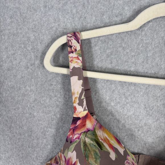 Cacique Bra 42DDD Full Coverage Underwire Lightly Lined Mesh Brown Neutrals - Picture 3 of 10